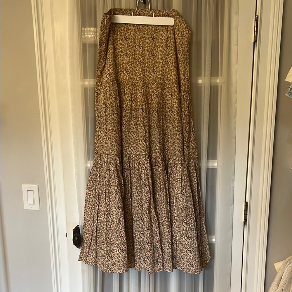 Veronica Beard Floral Maxi Skirt